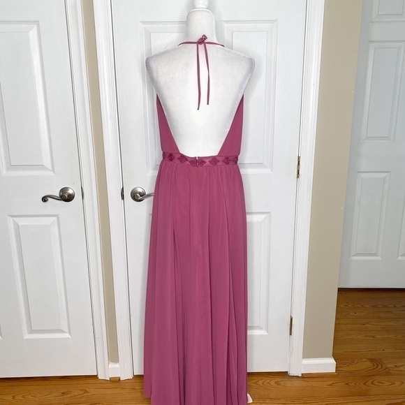 Dress the Population Odette Halter Maxi Dress - Picture 5 of 9